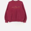 Vintage Kappa Raspberry Red Spell Out Sweatshirt Medium Large 6