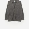Vintage Lambswool Cardigan Made In Ireland Small