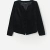 Vintage Laura Ashley Velvet Jacket In Black Small