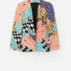 Vintage Laurel By Escada Bright Abstract Colourful Blazer Small Medium