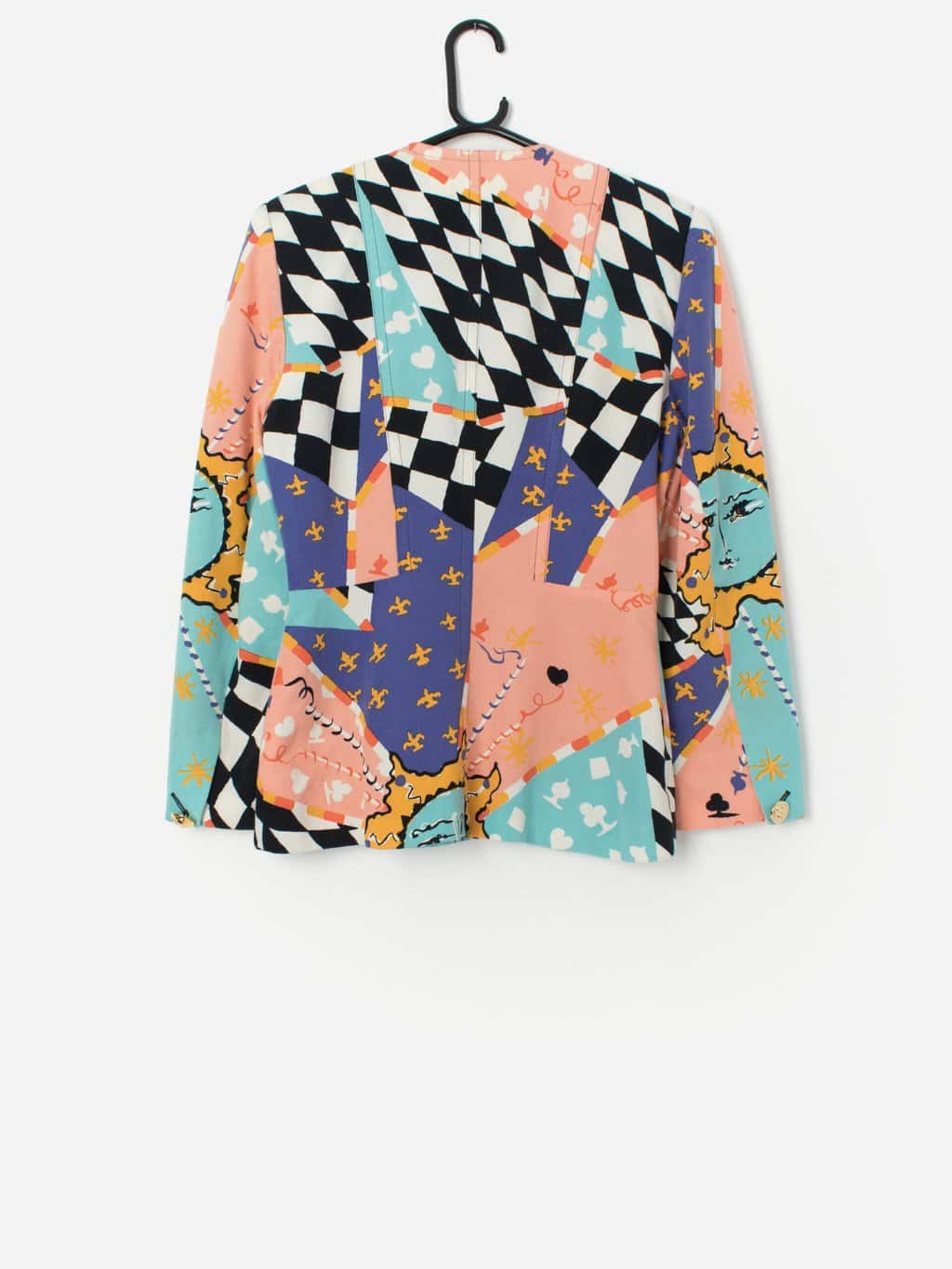 Vintage Laurel by Escada bright abstract colourful blazer - Small / Medium - Image 3