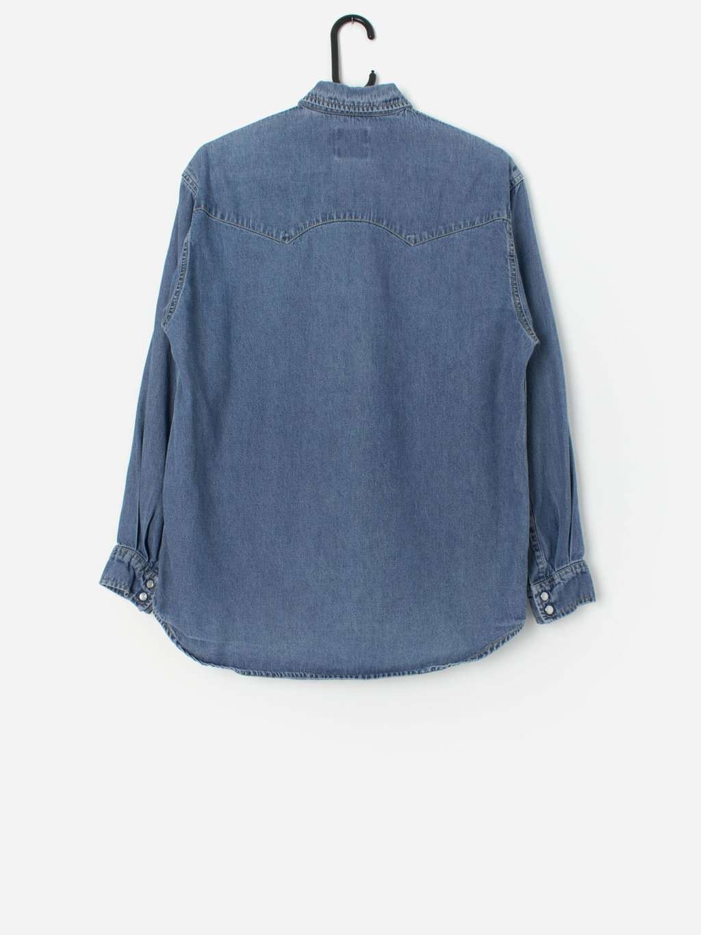 Vintage Lee Riders shirt with white snap buttons - S / M - Image 3