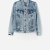 Vintage Levis Acid Wash Denim Trucker Jacket Made In The Uk Xs