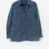 Vintage Men Denim Jacket In Mid Blue Small