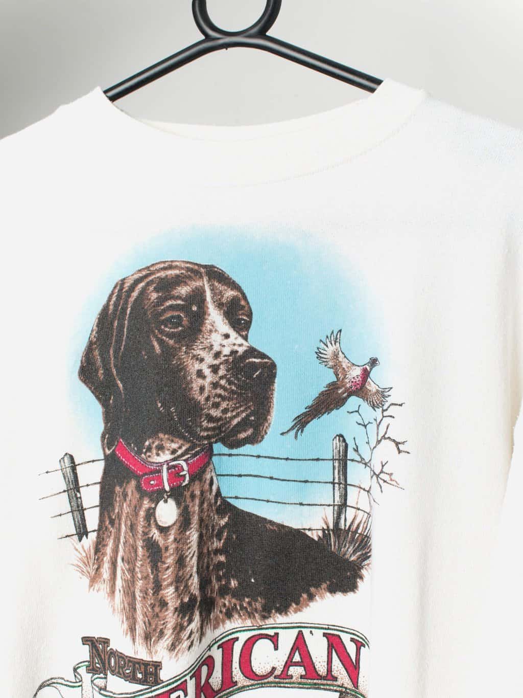 Vintage North American Outfitters Dog Sweatshirt Medium 4