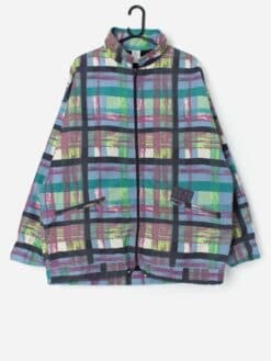 Vintage Oxbow Jacket With Crazy Plaid Design Xl 2xl