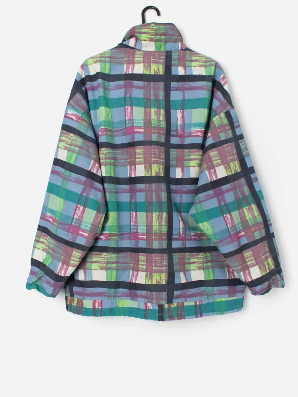 Vintage Oxbow jacket with crazy plaid design - XL / 2XL - Image 3