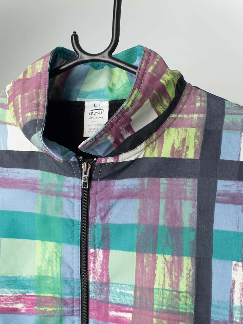 Vintage Oxbow jacket with crazy plaid design - XL / 2XL - Image 2