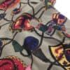 Vintage Patterned Silk Bomber Jacket Medium Large