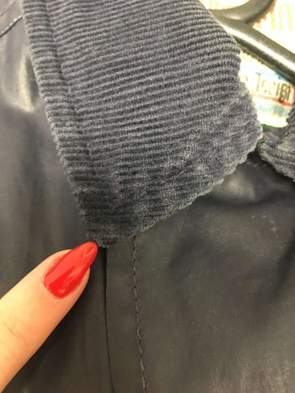 Vintage Portofino Rain Coat In Navy Blue Xl 2