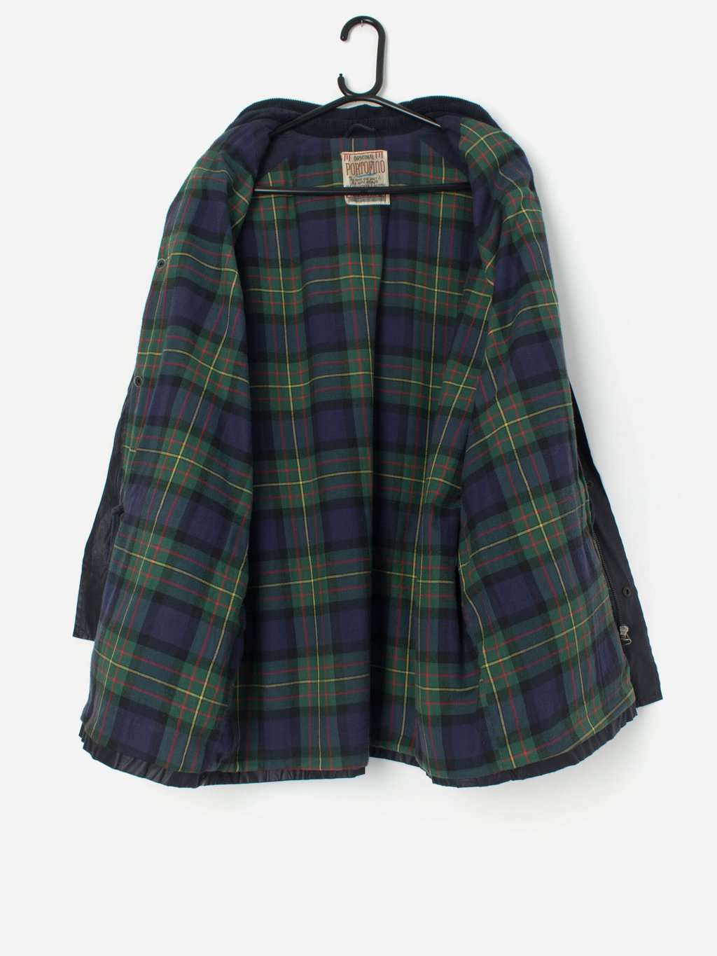 Vintage Portofino Rain Coat In Navy Blue Xl 4