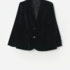 Vintage St Michael Velvet Jacket In Black Medium