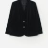 Vintage St Michael Velvet Jacket In Black Medium Large