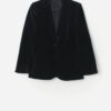 Vintage St Michael Velvet Jacket In Black Small