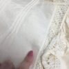 Vintage Victorian Edwardian Ivory Silk Blouse Medium Large 2