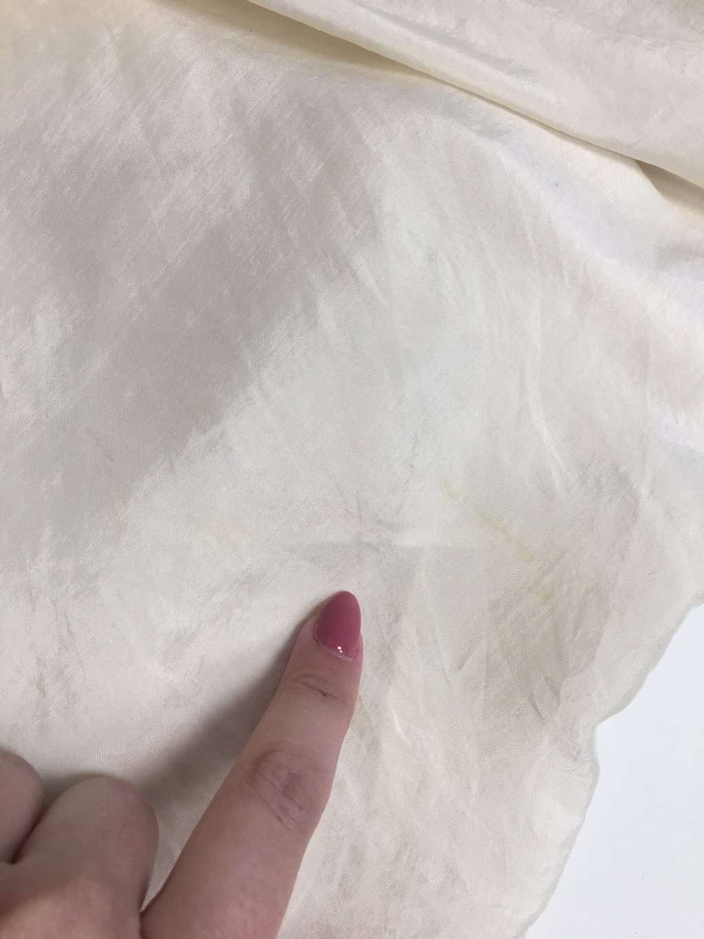 Vintage Victorian Edwardian Ivory Silk Blouse Medium Large