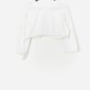 Vintage White Bavarian Dirndl Top With Lace Trim Large Xl 4