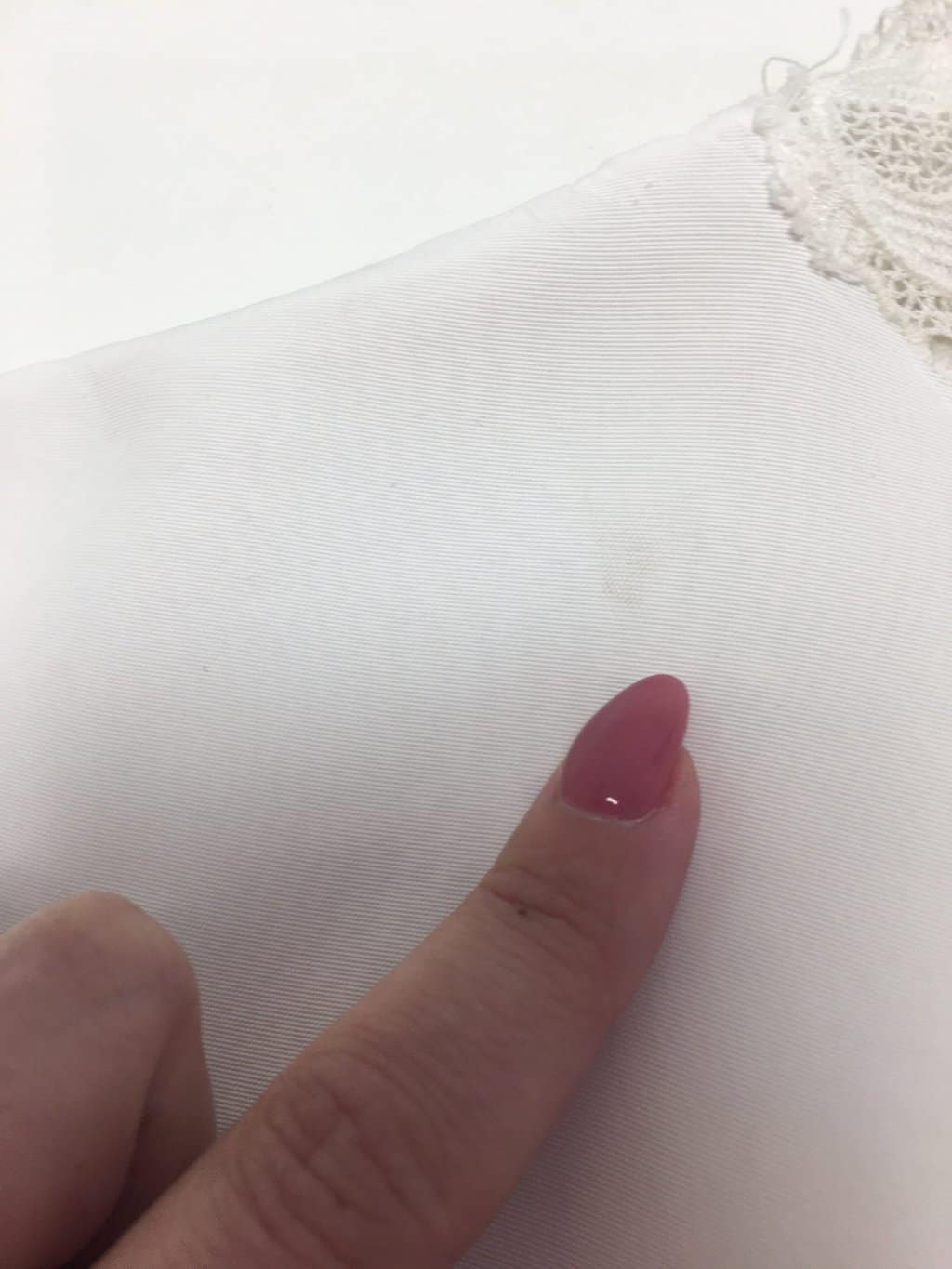 Vintage White Blouse With Pretty Lace Front Large 2