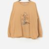 Vintage Woodland Sweatshirt In Mustard Yellow Large Xl 3