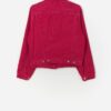 Vintage Wrangler Blue Bell Cord Jacket In Hot Pink Small Medium