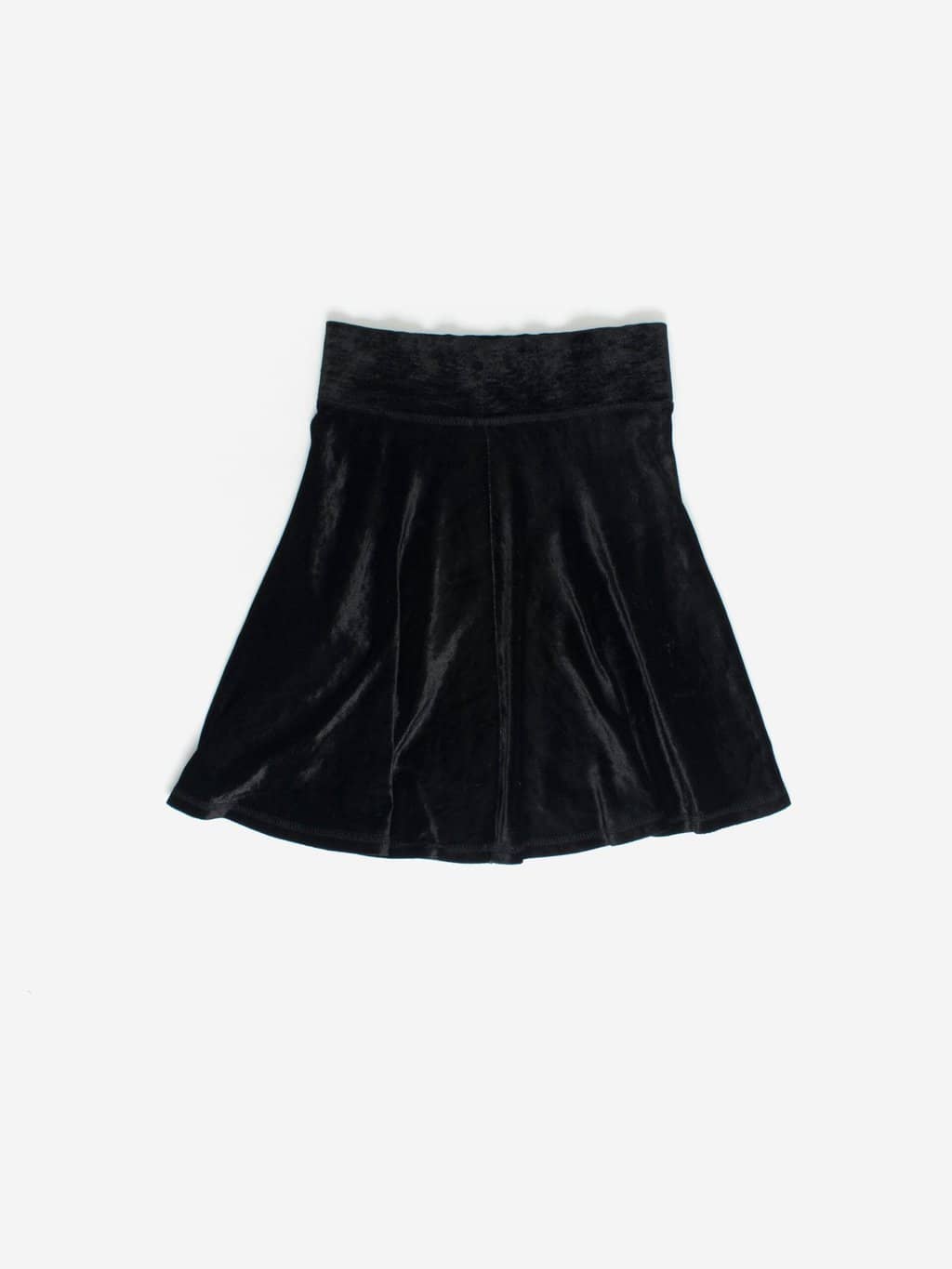 Vintage Y2k Morgan Velvet Skater Skirt Small