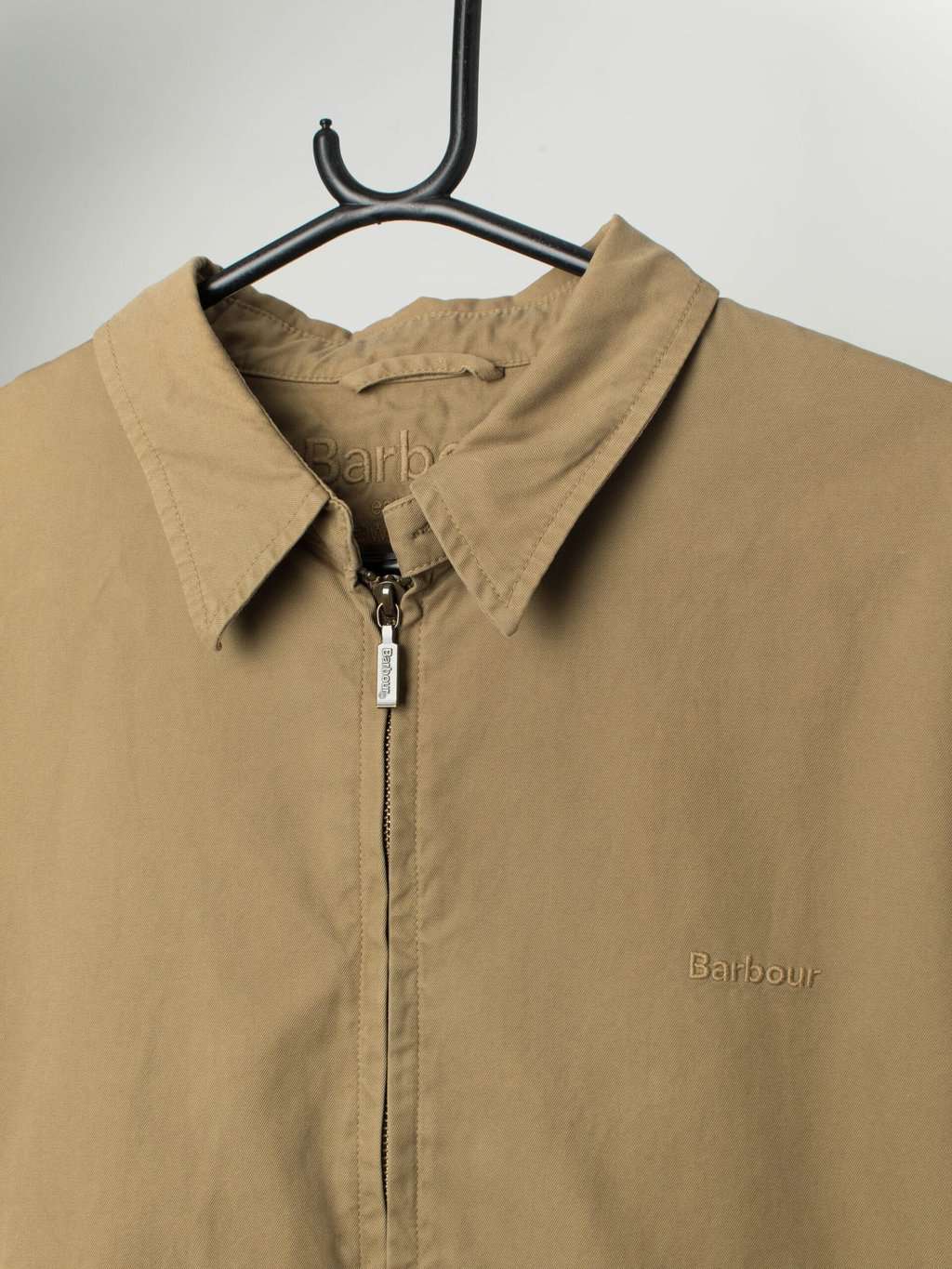 Barbour washed twill blousen jacket in olive green - Large / XL - Image 2