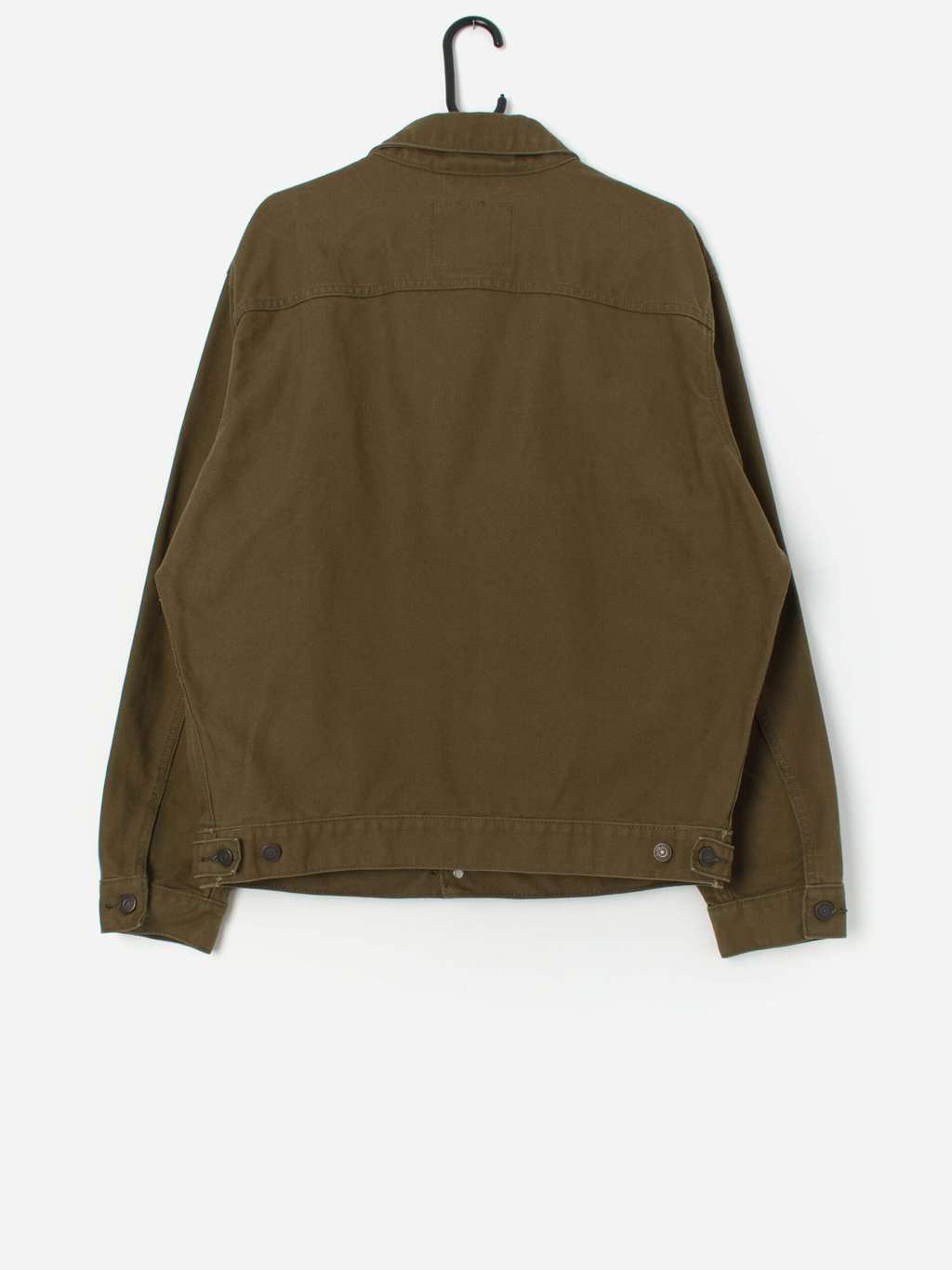 Levis denim engineer jacket in khaki green - Large - Image 3