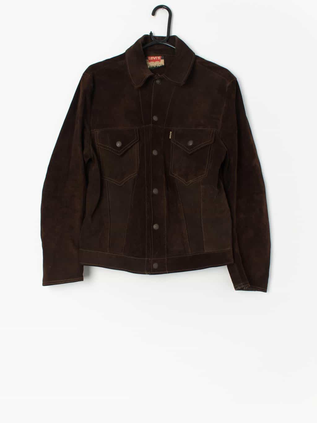 Suede levis jacket sales