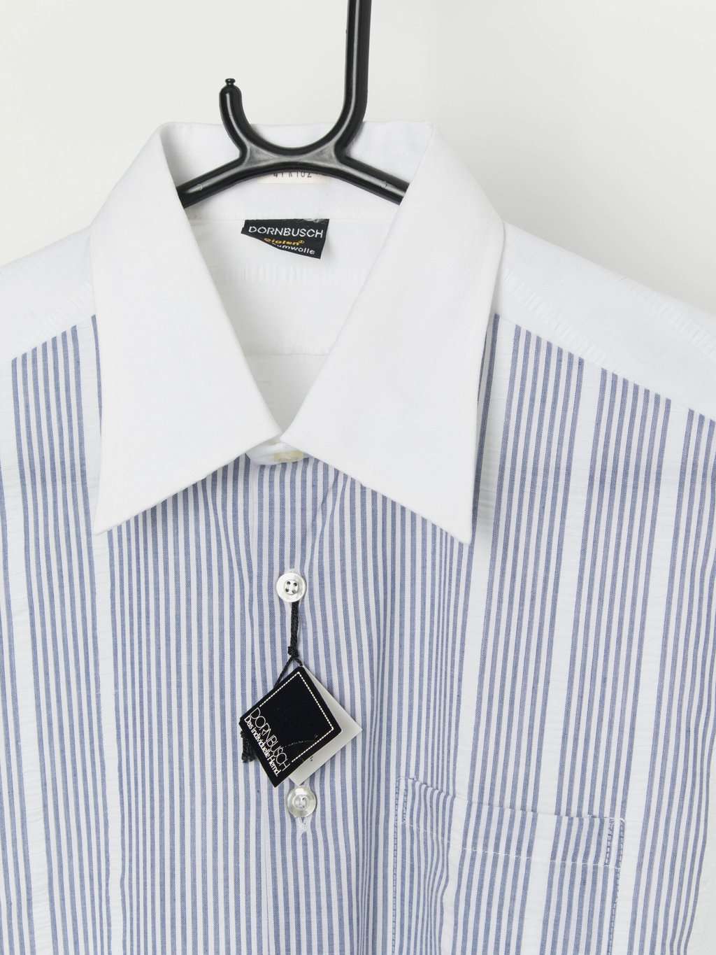 Vintage 1970s striped shirt with original tags - M / L - Image 2