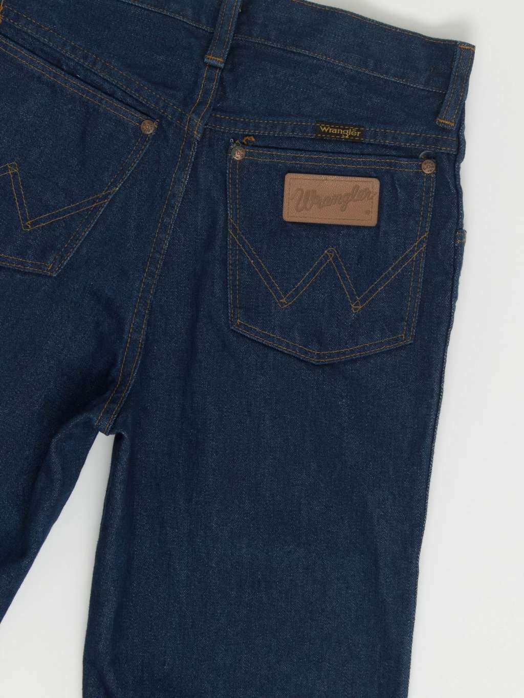 Vintage 1970s Wrangler straight leg jeans 28 X 28 - Image 5