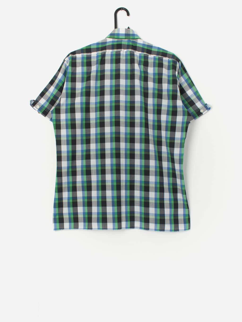 Vintage 70s colourful plaid shirt, deadstock - Large - Image 3