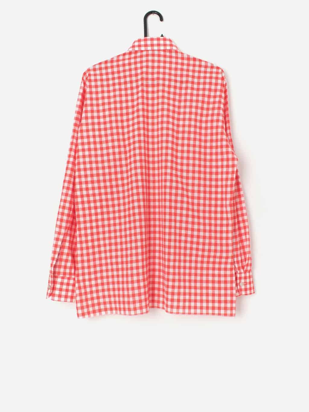 Vintage 70s deadstock gingham shirt - L - Image 3