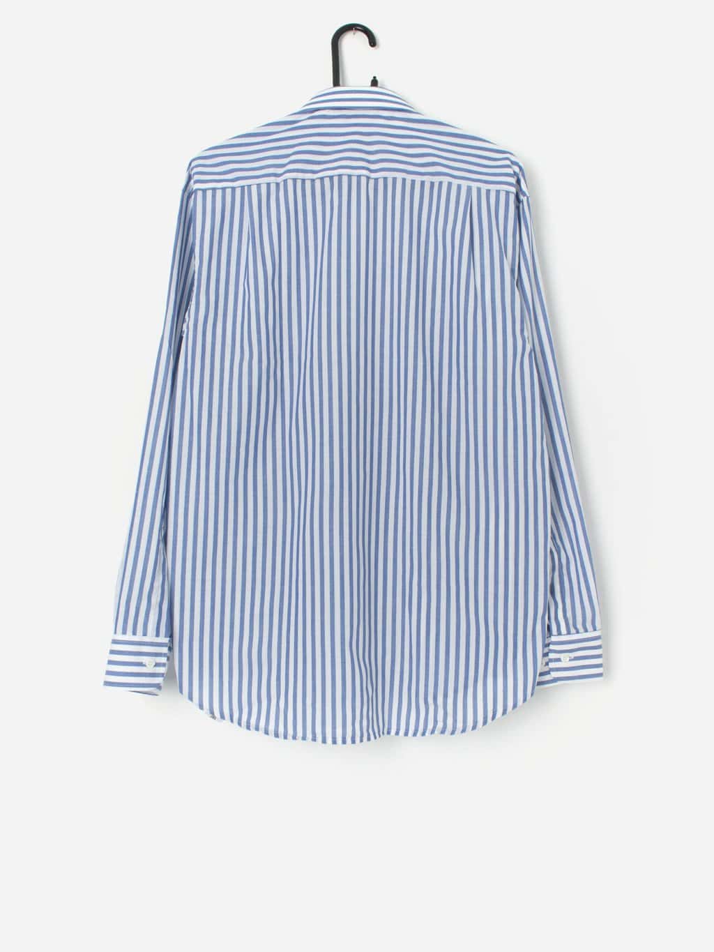 Vintage 70s green striped shirt with original tags, deadstock - Large - Image 3