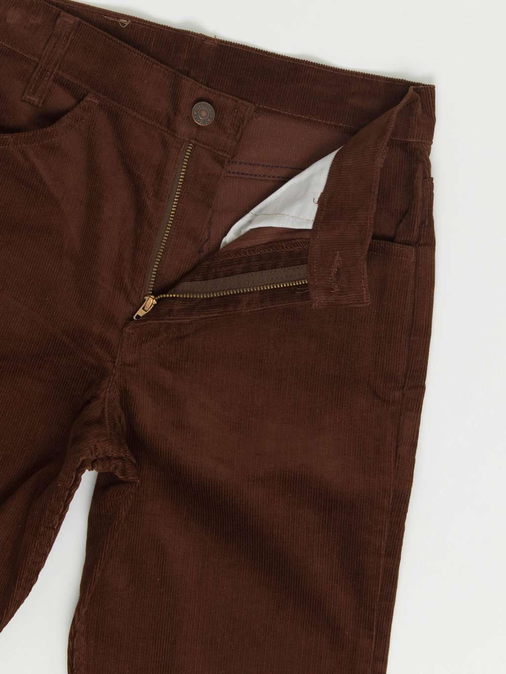 Vintage 70s Levis 719 student fit corduroy jeans 28 x 35, deadstock - Image 2