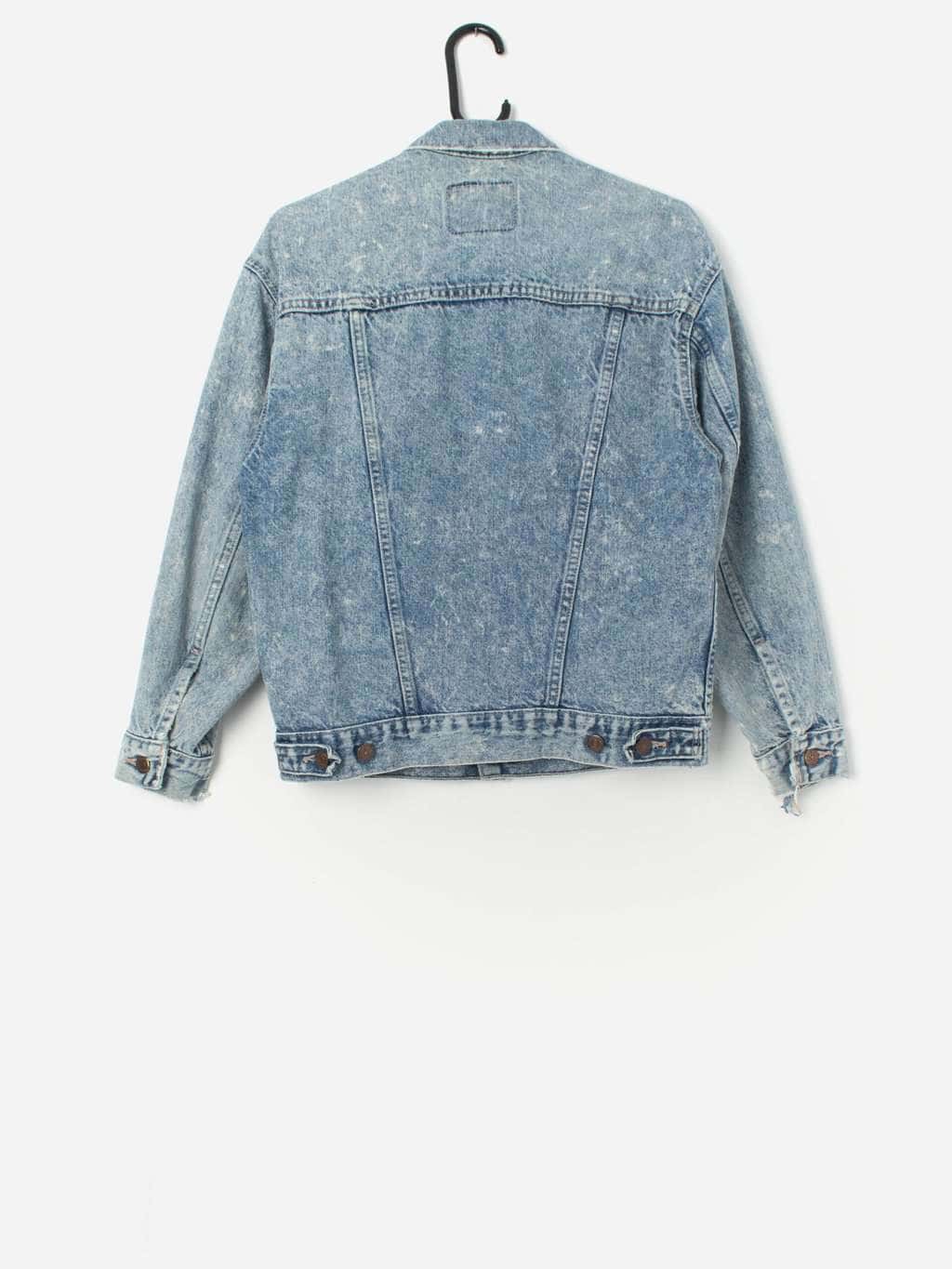 Vintage 80s Levis distressed denim jacket - Medium - Image 3