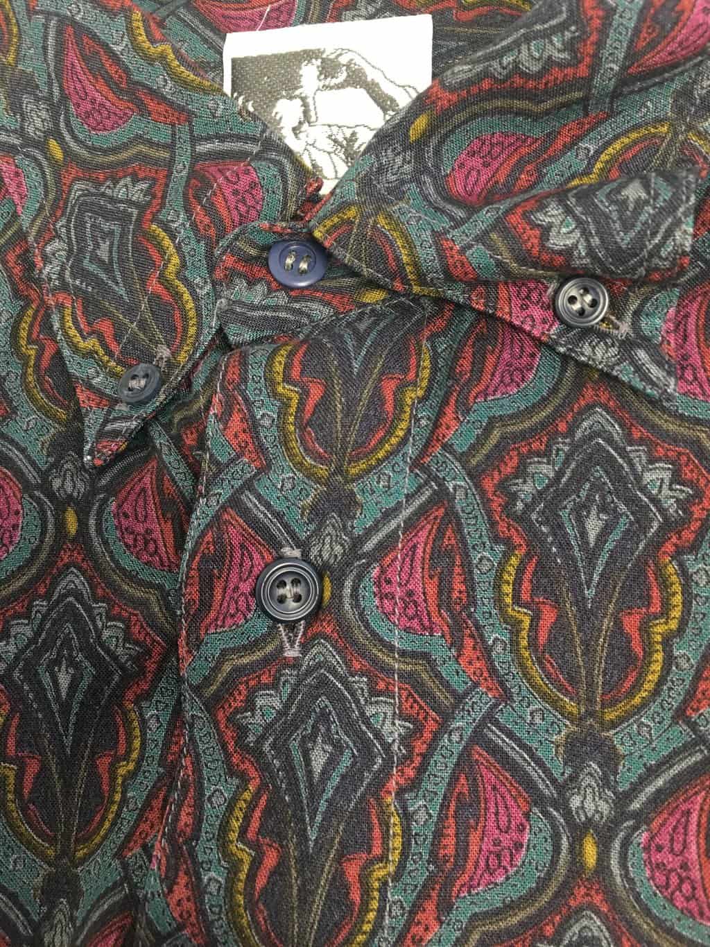 Vintage 80s Shirt With Cool Abstract Design 2xl