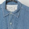 Vintage 90s Replay Double Ring Denim Shirt Large 2