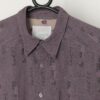 Vintage Brocade Geometrical Shirt In Mauve Medium 2