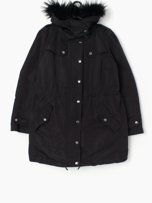 Vintage Burberry Brit coat with hood - XL