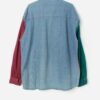Vintage Colour Block Denim Shirt Xl 2