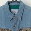 Vintage Colour Block Denim Shirt Xl 3
