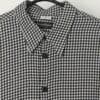 Vintage Dogtooth Shirt With Long Sleeves Medium 2