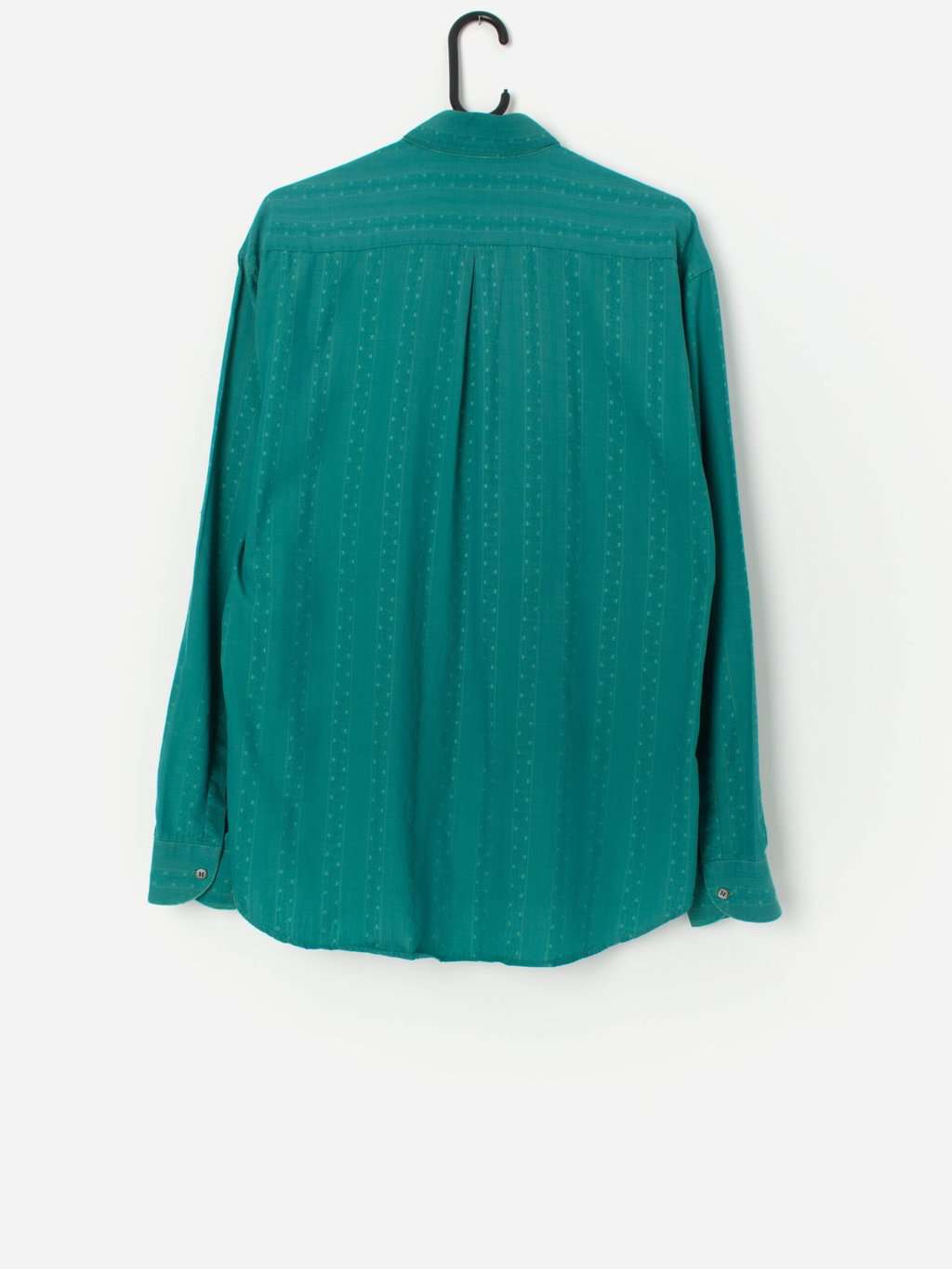 Vintage Floral Shirt In Sea Green Medium 2