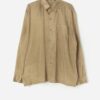 Vintage Gold Thai Silk Shirt With Chest Pocket Xl 3