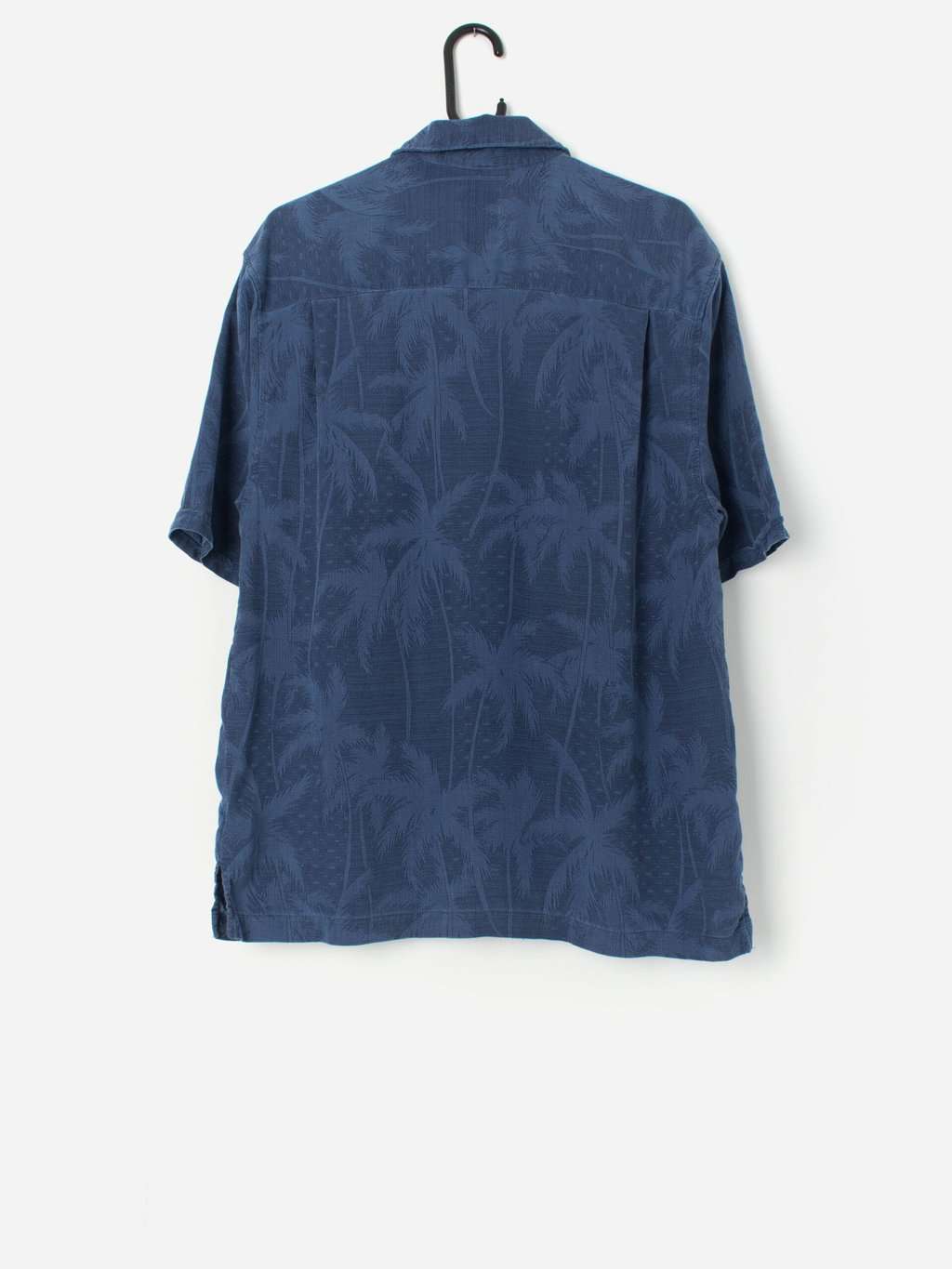 Vintage Hawaiian silk shirt with coconut buttons - Medium - Image 3