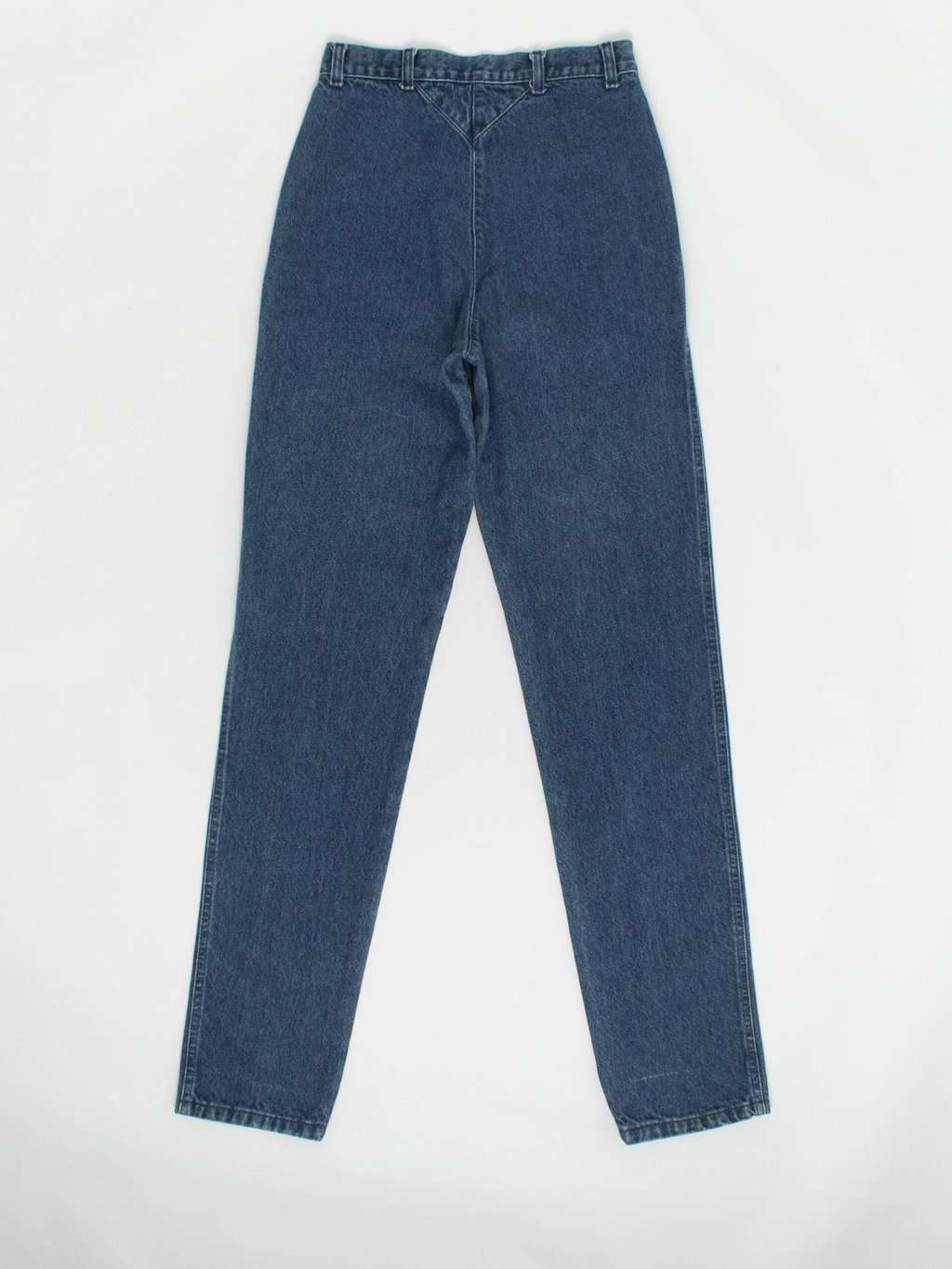 Vintage high rise jeans with rivet detail zig zag pockets 29 X 36 - Image 4
