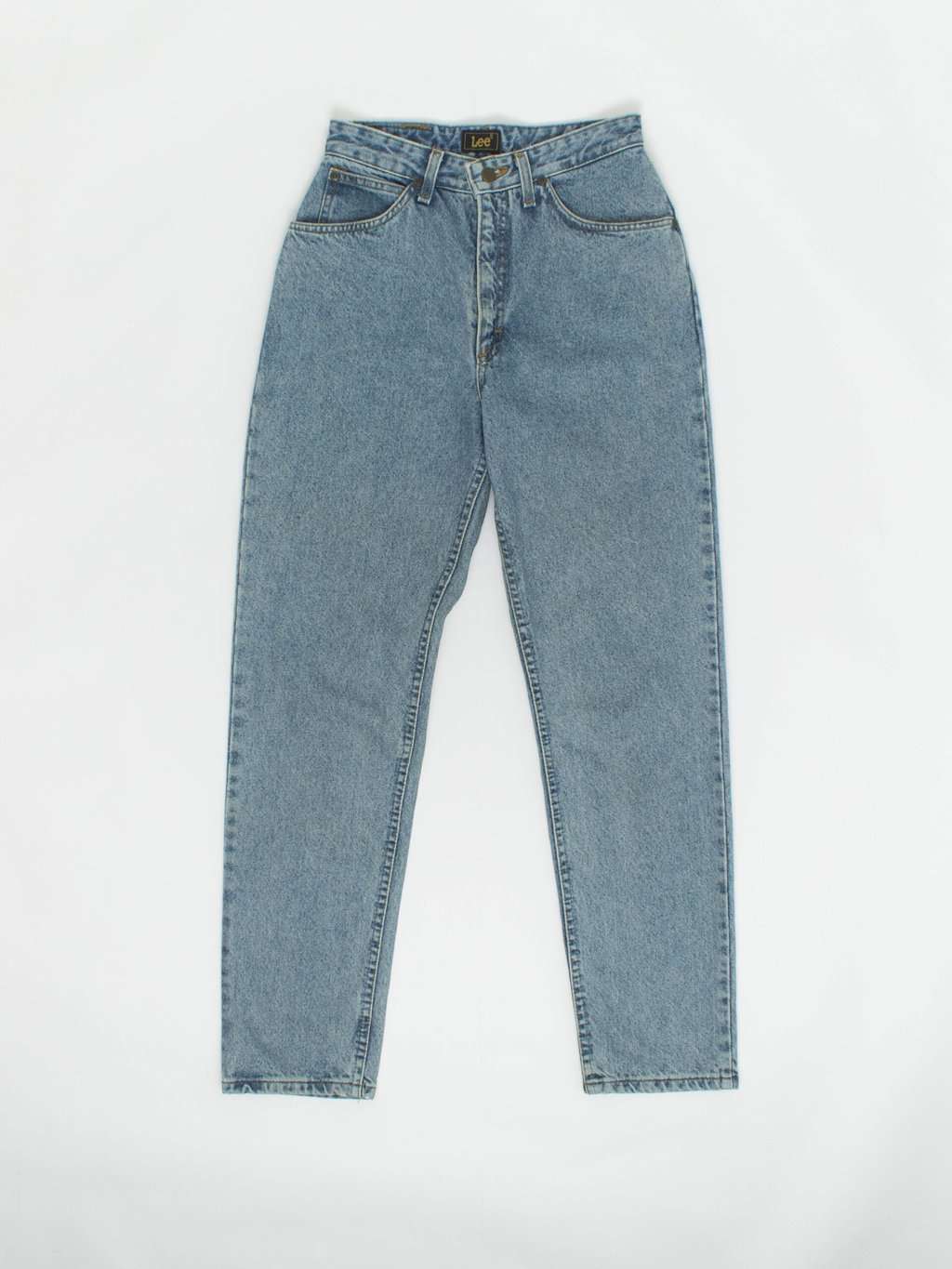 Vintage Lee stonewash blue high waisted jeans 29 X 30