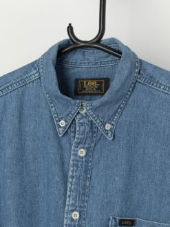 Vintage Lee Union Made Denim Shirt Medium Large 2
