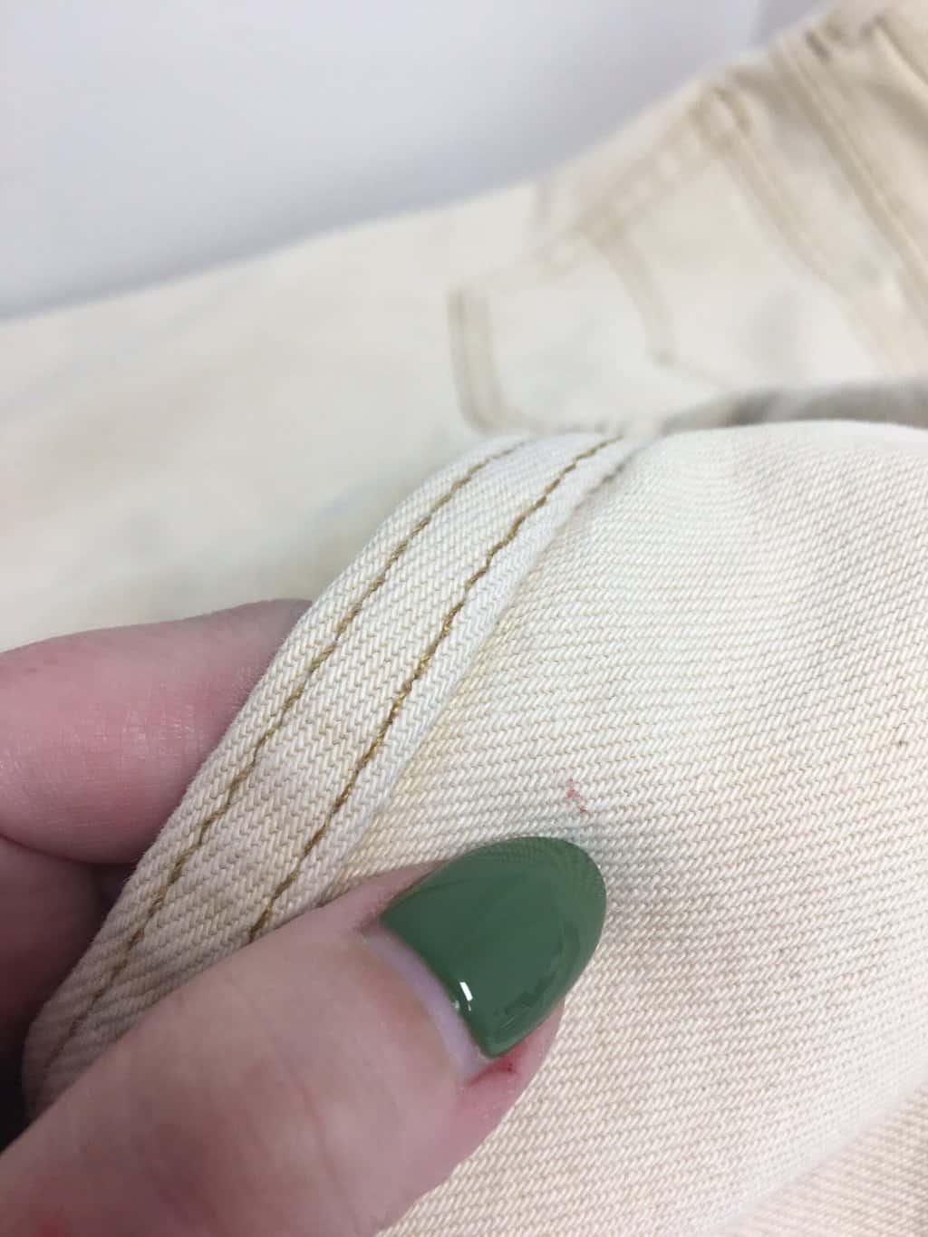 Vintage Levis 501 beige jeans, made in USA 34 X 32 - Image 10