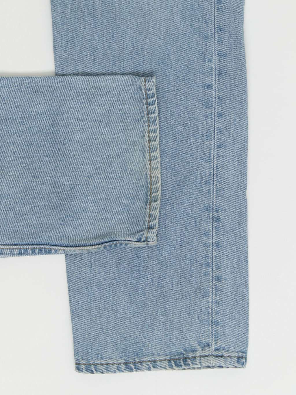 Vintage Levis 501 pale blue stonewash jeans, made in USA 34 X 32 - Image 3